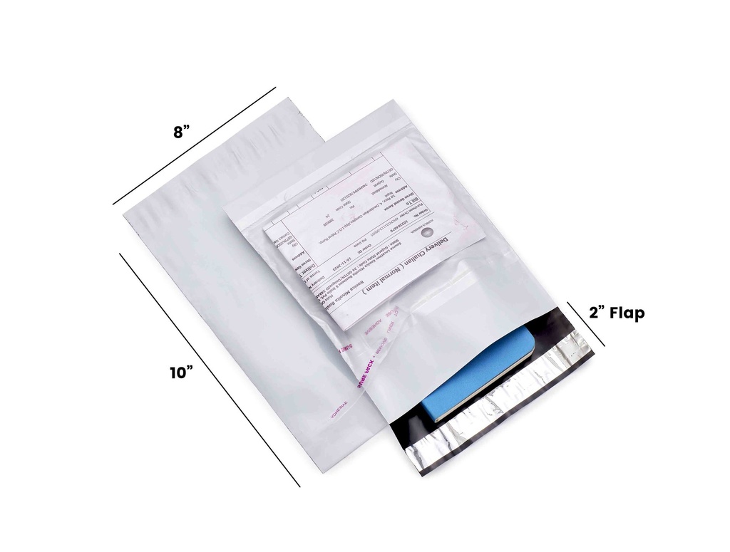 Plain Courier Bag With POD 8x10 (Pack of 100)