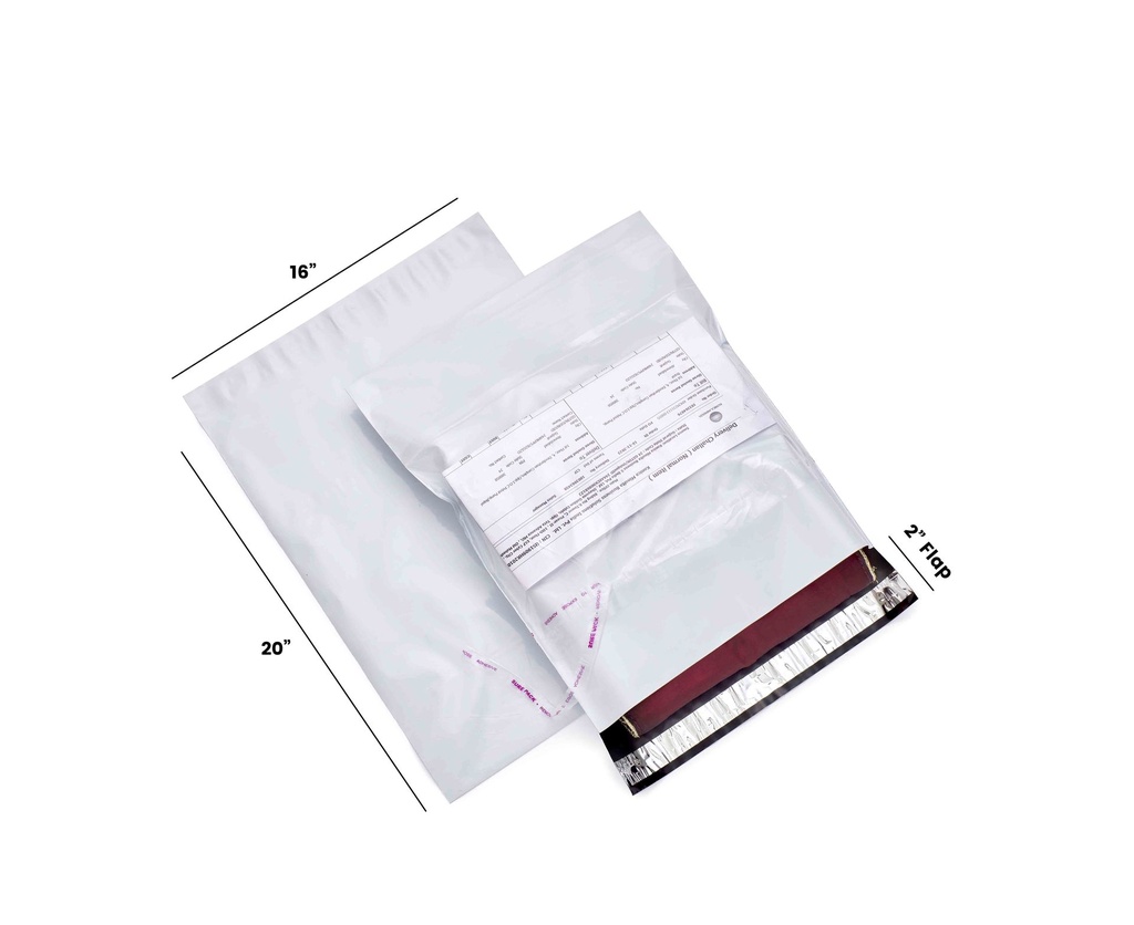 Plain Courier Bag With POD 16 X 20