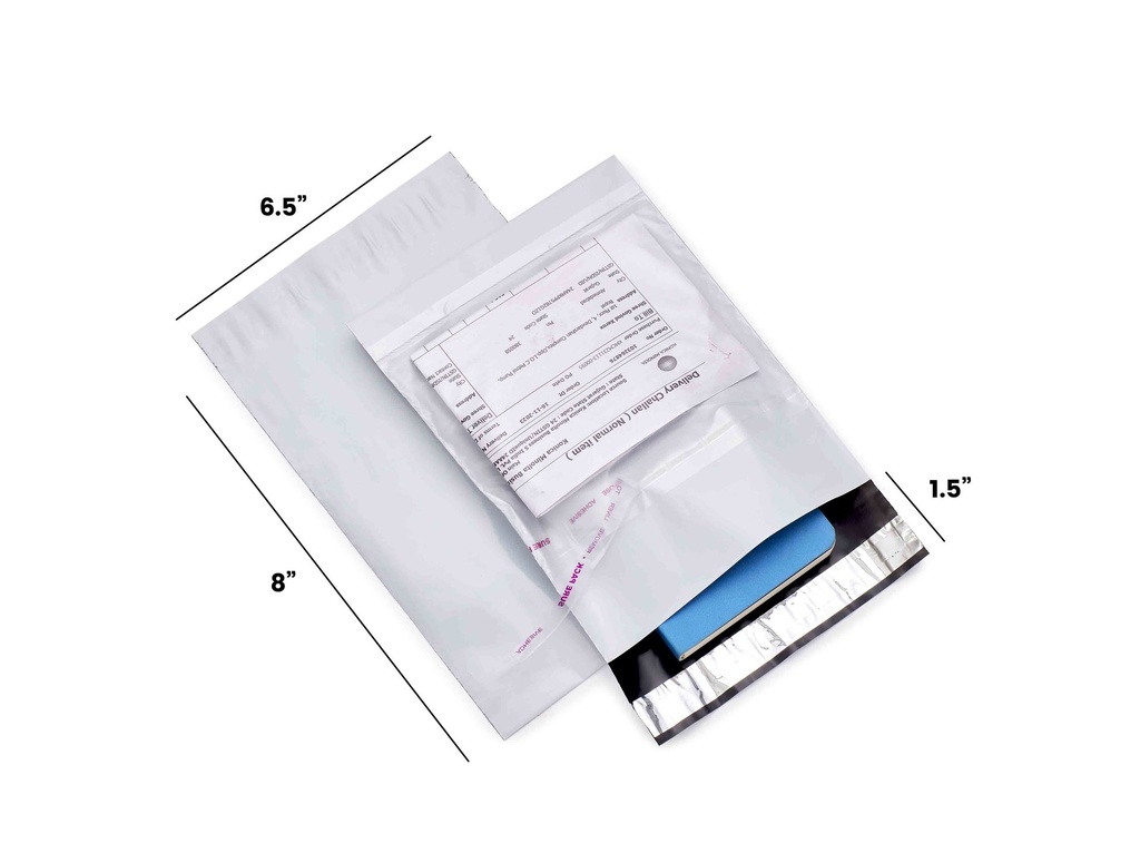 Plain Courier Bag With POD 6.5x8