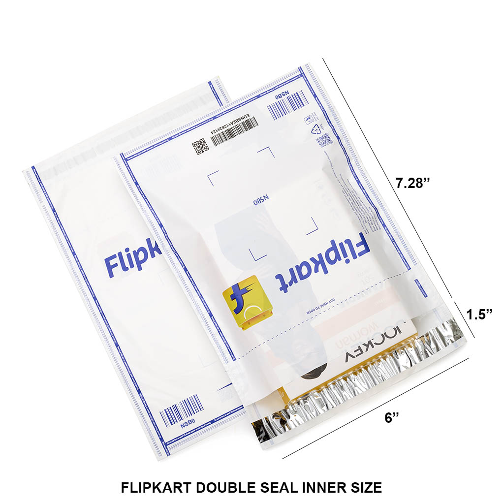 FLIPKART NSB SECURITY BAGS (OPAQUE) NSB0 6.3x7.6